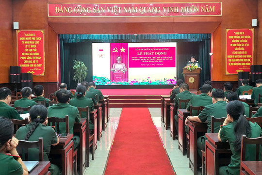 TAQS Trung ương phấn đấu 100% cán bộ, nhân viên, chiến sĩ trở thành “quân nhân số” vào cuối năm 2026