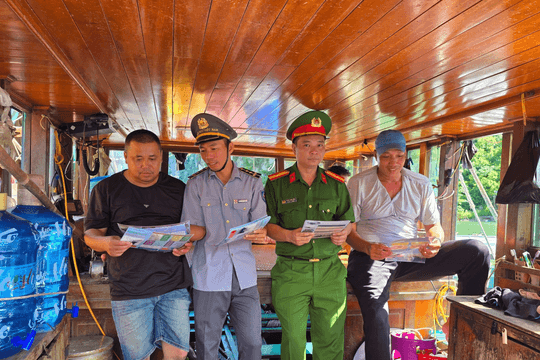 Công an Quảng Ninh chủ động tuyên truyền quy định mới về chống khai thác IUU