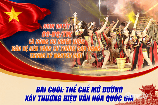 Bài cuối: Thể chế mở đường xây thương hiệu văn hóa quốc gia