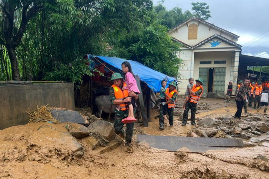 Lai Châu công bố tình huống khẩn cấp tại xã Mường Than do mưa lũ