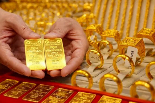 Giá vàng chiều 17/7: Vàng miếng SJC tiếp tục giảm