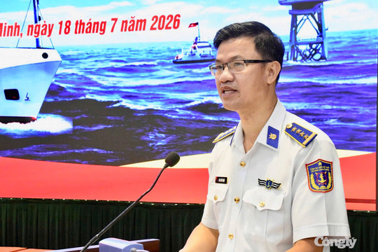 Thắt chặt tình đoàn kết giữa Vùng Cảnh sát biển 3 và Trung tâm Dịch vụ Logistics Tân Cảng