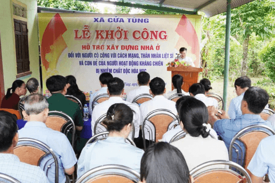 361 mái nhà cho những gia đình chịu di chứng chiến tranh