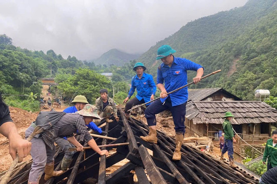 Sơn La huy động lực lượng khắc phục hậu quả mưa lũ