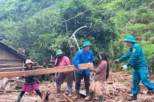 Sơn La dồn lực khắc phục hậu quả mưa lũ