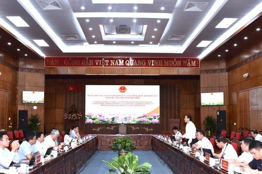 Ủy ban Kinh tế và Tài chính khảo sát quản lý ngân sách tại Điện Biên