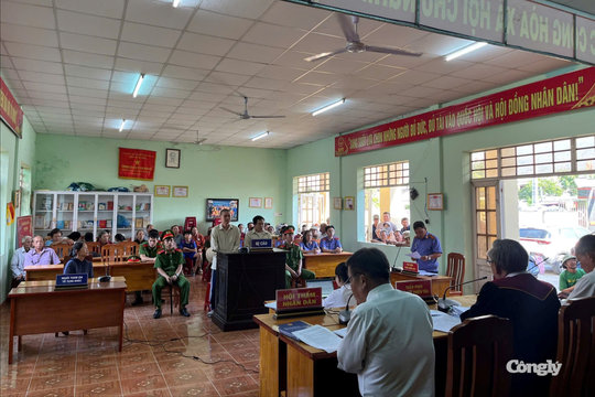 TAND khu vực 11 - Đà Nẵng mở hai phiên tòa lưu động