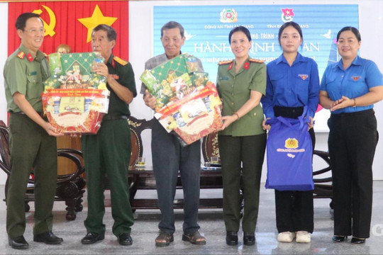 Tuổi trẻ Công an tỉnh An Giang với “Hành trình tri ân” đầy ý nghĩa ở vùng biên giới