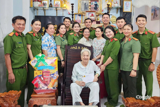 Tuổi trẻ Công an TP Cần Thơ tổ chức nhiều hoạt động tri ân