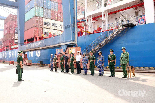 Biên phòng Cửa khẩu cảng TP.HCM xử lý 67 vụ vi phạm
