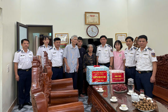 BTL Vùng Cảnh sát biển 1 không ngừng đẩy mạnh công tác đền ơn đáp nghĩa