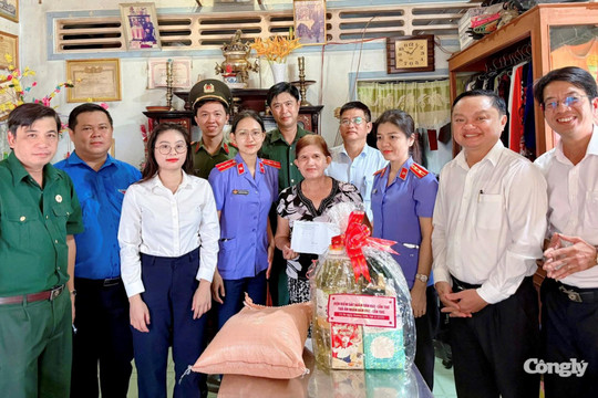 TAND khu vực 2 - Cần Thơ tổ chức các hoạt động “Đền ơn đáp nghĩa”