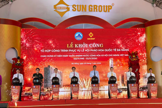 Khởi công Tổ hợp công trình phục vụ lễ hội pháo hoa quốc tế Đà Nẵng