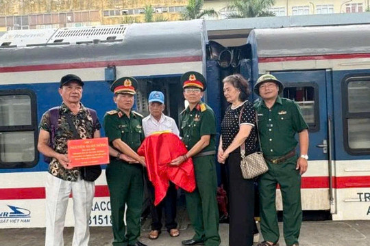 Ngành đường sắt miễn phí vận chuyển hài cốt liệt sĩ trở về quê hương