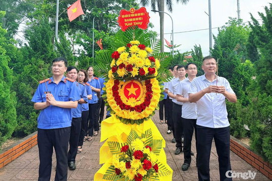TAND khu vực 6 - Nghệ An tổ chức nhiều hoạt động tri ân ngày 27/7