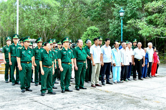 BĐBP TP Cần Thơ về nguồn tại Khu căn cứ Tỉnh ủy Sóc Trăng