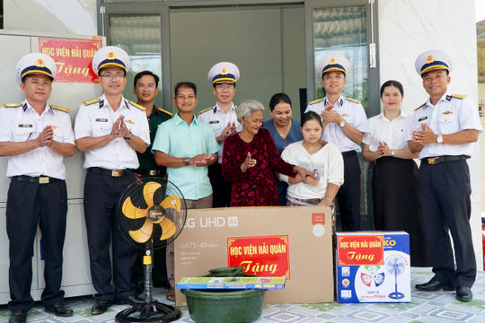 Học viện Hải quân lan tỏa nghĩa tình tri ân người có công