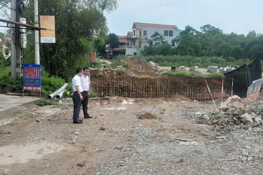 Dự án ĐT.269B tại Tân Thành (Thái Nguyên): Phải đập bỏ hạng mục thi công không đạt yêu cầu