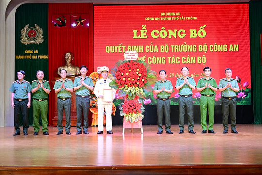 Đại tá Nguyễn Bình Khánh giữ chức Phó Giám đốc Công an TP. Hải Phòng