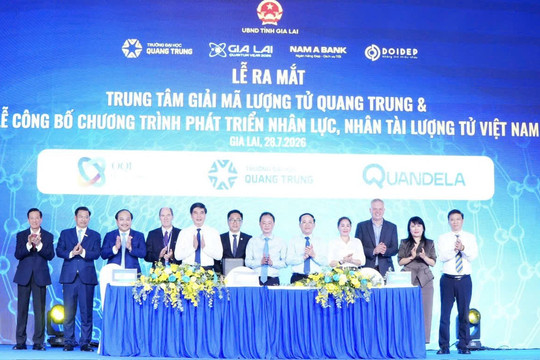 Khởi động Trung tâm Khám phá Lượng tử Quang Trung tại Gia Lai