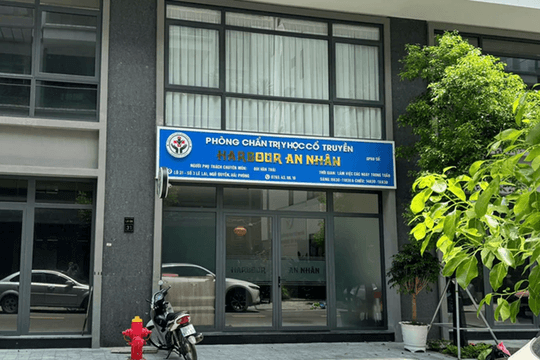 Xử phạt, đình chỉ một Phòng khám Y học cổ truyền do vi phạm