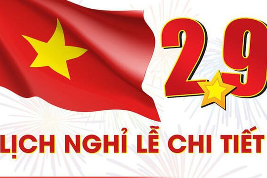 Quốc khánh 2/9 năm nay được nghỉ những ngày nào?