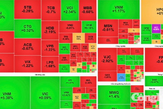 Chứng khoán phiên sáng 29/7: VN-Index tăng nhẹ cuối phiên sáng