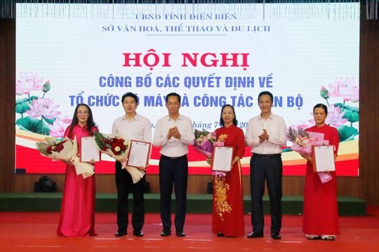 Điện Biên hoàn tất sắp xếp bộ máy Sở Văn hóa, Thể thao và Du lịch