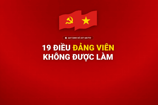 19 điều đảng viên không được làm