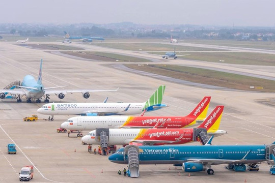 Quy mô tàu bay của các hãng hàng không Việt Nam tăng nhanh