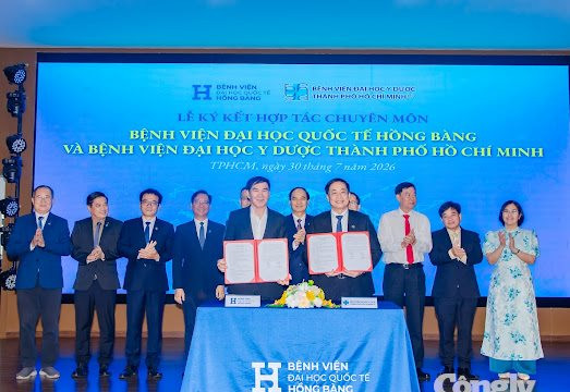 Bệnh viện Đại học Quốc tế Hồng Bàng ký kết hợp tác chuyên môn với Bệnh viện Đại học Y Dược TP.HCM