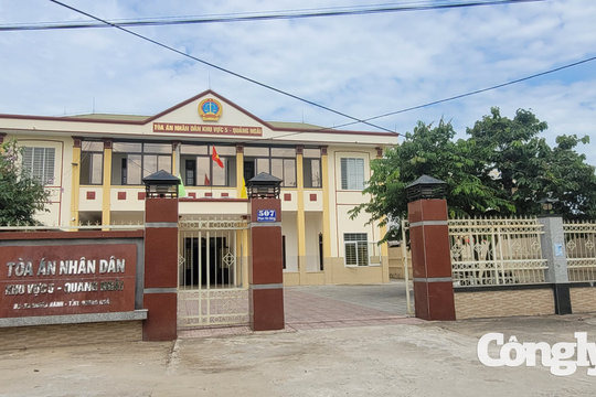 TAND khu vực 5 - Quảng Ngãi nâng cao chất lượng xét xử các loại án