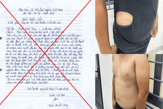 Dựng chuyện bị cướp 40 triệu đồng, thanh niên bị phạt