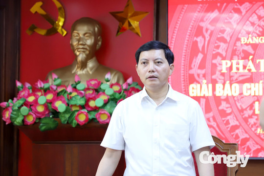 Chi bộ Báo Công lý phát động hưởng ứng Giải Búa liềm vàng lần thứ XI - năm 2026