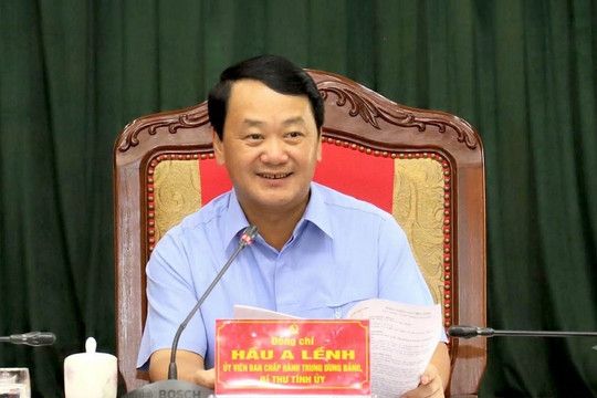 Thường trực Tỉnh ủy Tuyên Quang cho ý kiến nhiều chủ trương phát triển kinh tế - xã hội