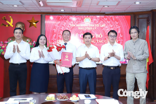 Báo Công lý kiện toàn lãnh đạo Phòng Truyền thông và Phát triển nội dung số