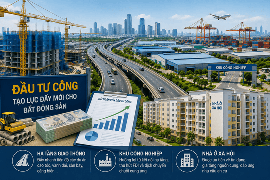 Hạ tầng tăng tốc, bất động sản khu công nghiệp và NƠXH hưởng lợi