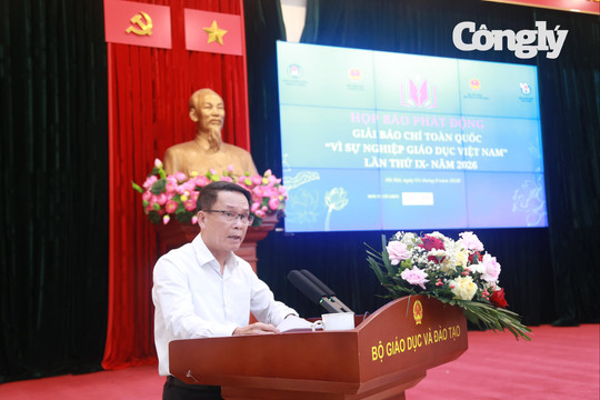 Phát động Giải Báo chí toàn quốc “Vì sự nghiệp giáo dục Việt Nam”