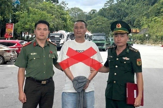 Bắt kẻ trốn truy nã nhập cảnh trái phép vào Việt Nam