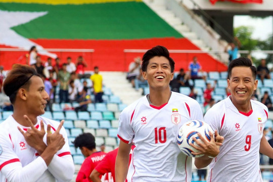 Myanmar – Lào (7 – 2): Chiến thắng tưng bừng của Myanmar
