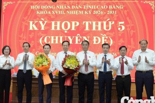Phê chuẩn kết quả bầu, miễn nhiệm chức vụ Phó Chủ tịch UBND tỉnh Cao Bằng