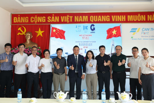 Thử nghiệm tuyến vận tải container Nam Ninh – Cần Thơ