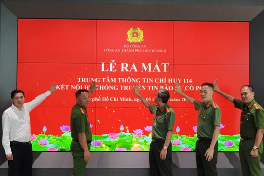 TP.HCM ra mắt Trung tâm Thông tin chỉ huy 114, nâng cao hiệu quả chữa cháy và cứu nạn, cứu hộ