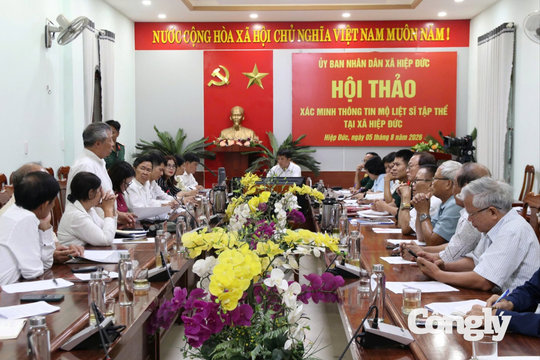 Thêm cơ sở xác định khu mộ tập thể 17 hài cốt ở Hiệp Đức là liệt sĩ