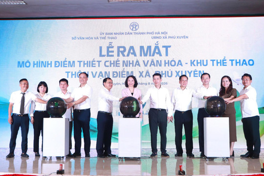 Hà Nội ra mắt mô hình thí điểm thiết chế văn hóa cơ sở
