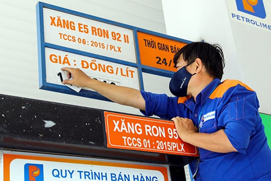 Giá xăng dầu đồng loạt giảm
