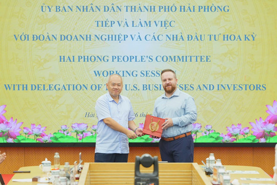Hải Phòng mở rộng hợp tác với doanh nghiệp Hoa Kỳ