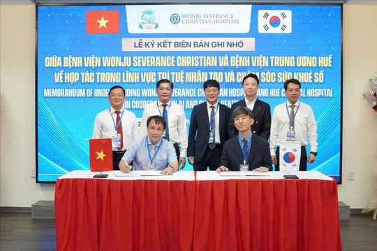 Bệnh viện Trung ương Huế thúc đẩy hợp tác y tế số Việt – Hàn