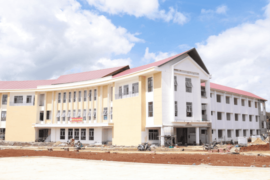 Lâm Đồng tăng tốc hoàn thiện các công trình trường học