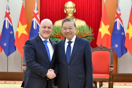 Kiến tạo động lực mới, đưa quan hệ Đối tác chiến lược toàn diện Việt Nam-New Zealand lên tầm cao mới